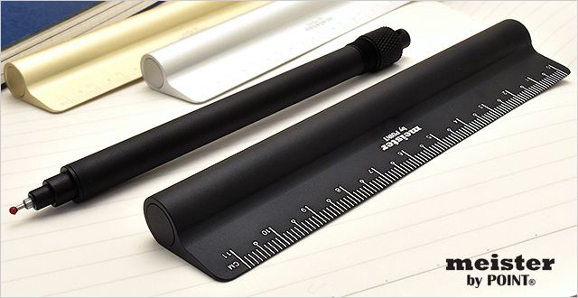 マイスター ボールペン　Pen in Ruler　ペンインルーラー　MP-PR-BK　ブラック