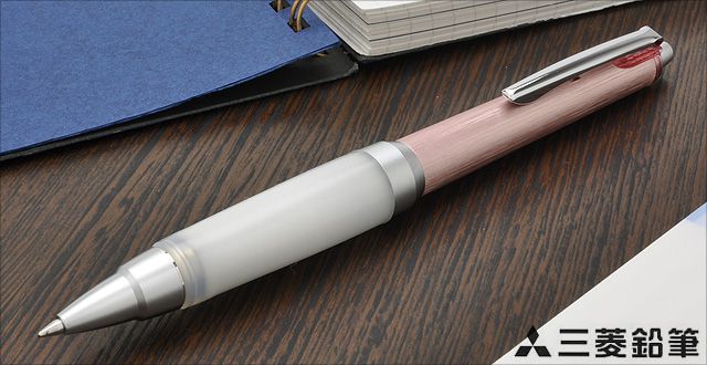 三菱鉛筆　ボールペン　ジェットストリーム　アルファゲルクリップ　SXN1000071P13　ピンク