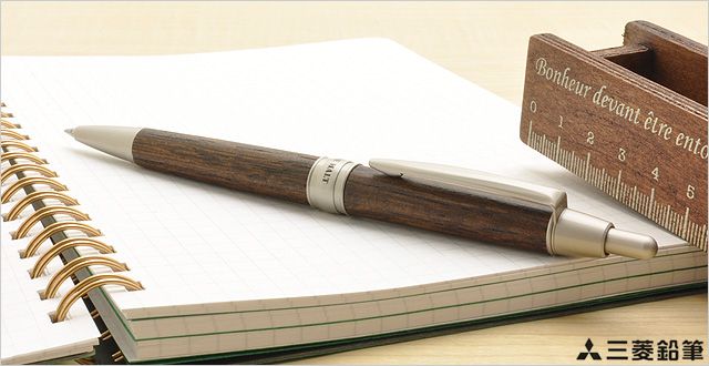 三菱鉛筆 ボールペン ピュアモルト　 SS-1025_22　1025 ダークブラウン