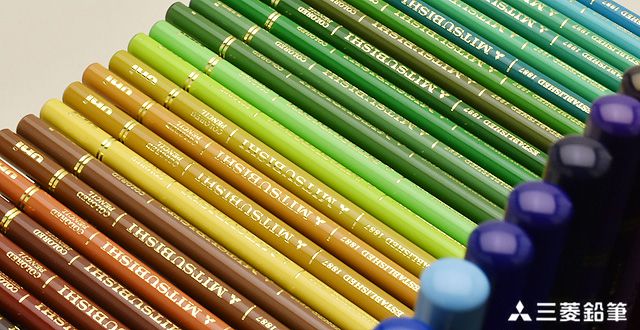 mitsubishi 色鉛筆 三菱鉛筆 ユニカラー 72色 | 世界の筆記具ペンハウス
