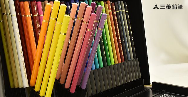 mitsubishi 色鉛筆 三菱鉛筆 ユニカラー 100色 | 世界の筆記具ペンハウス