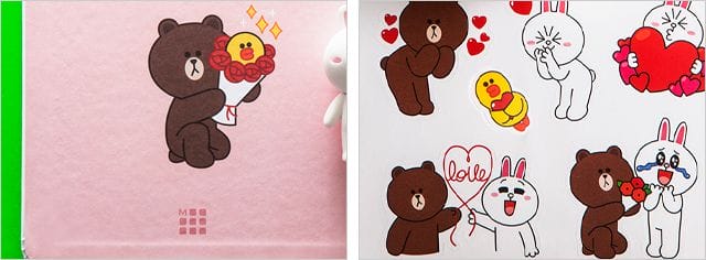 モレスキン 限定版 LINE true love edition ギフトボックス
