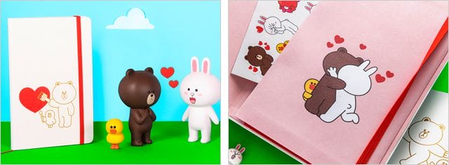 モレスキン 限定版 LINE true love edition ギフトボックス