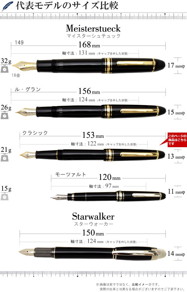 MONTBLANC モンブラン 万年筆 マイスターシュテュック クラシック ...