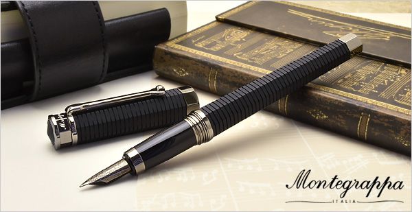 Montegrappa モンテグラッパ 万年筆 ネロウーノ リネア ブラック ISNLC