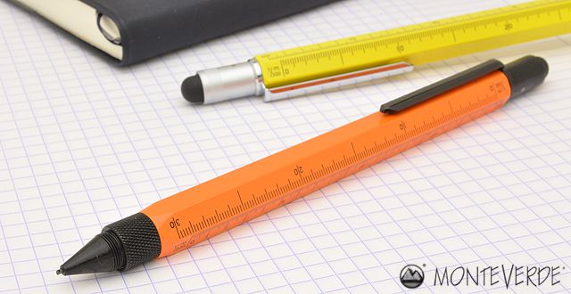 モンテベルデ ペンシル 0.9mm ワンタッチ・スタイラス ツール・ペン オレンジ