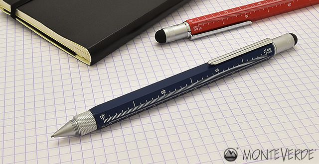 モンテベルデ ペンシル 0.9mm ワンタッチ・スタイラス ツール・ペン ダークブルー