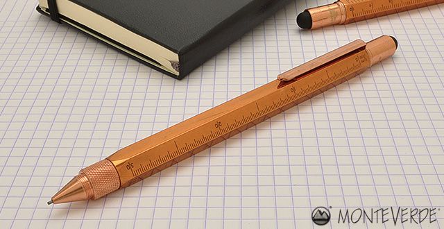 モンテベルデ ペンシル 0.9mm ワンタッチ・スタイラス ツール・ペン ソリッド・コッパー