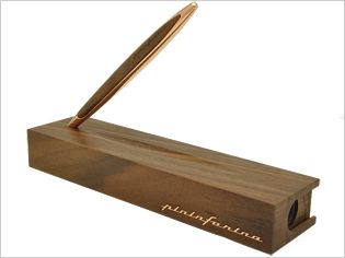 NAPKIN　限定品 ペンシル インクレスペン　ピニンファリーナ カンビアーノ 専用の木製ケース
