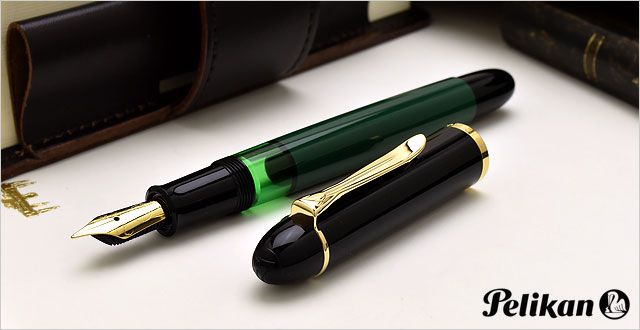 Pelikan ペリカン 万年筆 特別生産品 M120 グリーンブラック | 世界の 