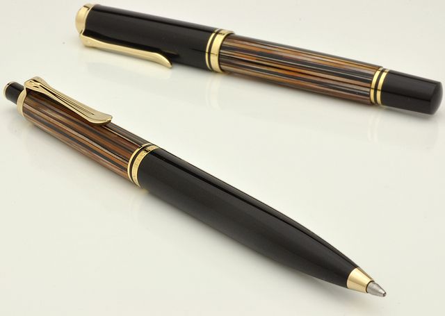 Pelikan ペリカン ボールペン 特別生産品 スーベレーン400 茶縞 | 世界の筆記具ペンハウス