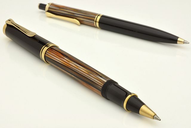 Pelikan ペリカン ローラーボール 特別生産品 スーベレーン400 茶縞 | 世界の筆記具ペンハウス