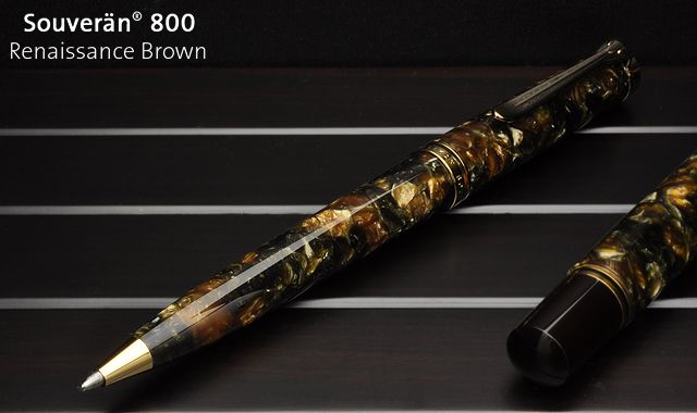 ペリカン ボールペン 特別生産品 スーベレーン800 ルネッサンスブラウン K800