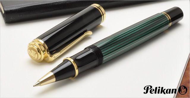 Pelikan ペリカン ローラーボール スーベレーン R800 グリーン