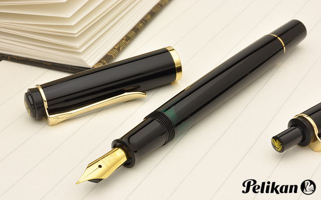 Pelikan 万年筆 ペリカン 万年筆 クラシック（トラディショナル）200シリーズ M200 ブラック | 世界の筆記具ペンハウス