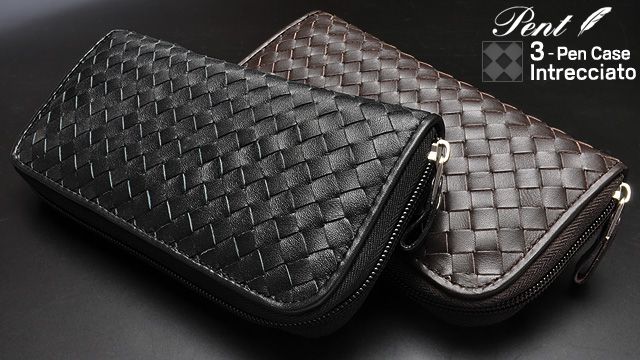 Pent〈ペント〉 ペンケース イントレチャート 3本挿し