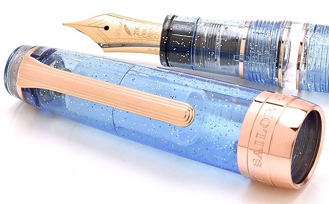 Pent〈ペント〉 ｂｙセーラー万年筆 特別生産品 プロフェッショナルギア レアロ ピンクゴールド プレシャス アクアマリン | 世界の筆記具ペンハウス