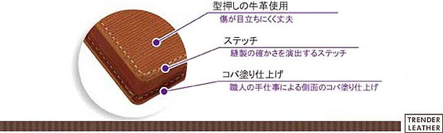 型押し牛革