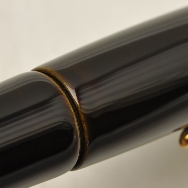 PLATINUM プラチナ万年筆 万年筆 出雲 溜塗り PIZ-55000-30 枇杷溜 ...