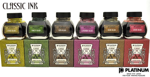 プラチナ万年筆   CLASSIC INK(クラシックインク)　水溶性インク