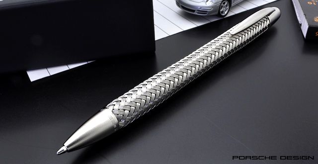 ポルシェデザイン ボールペン P’3110　テックフレックス ステンレス