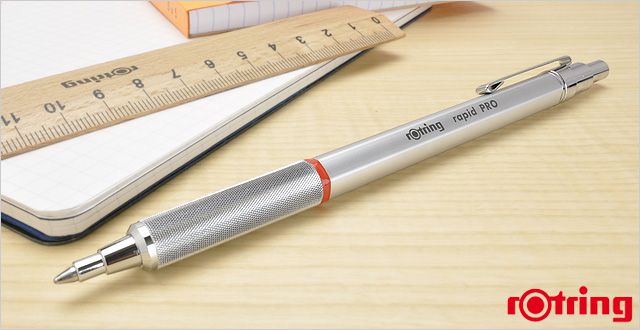 ROTRING ロットリング ボールペン ラピッド PRO シリーズ シルバー