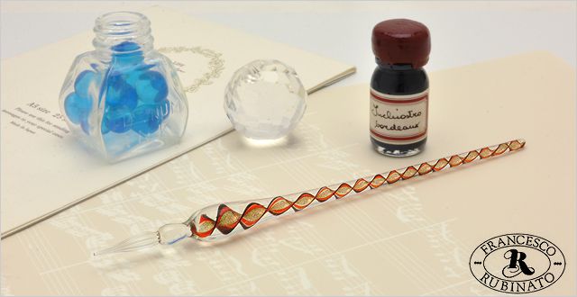ルビナート ガラスペン ガラスペン+9ccインクセット 28/ALF+INK レッド