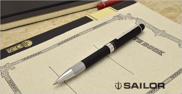 セーラー万年筆 複合筆記具 メタリノフィット　16-0219-220　ブラック