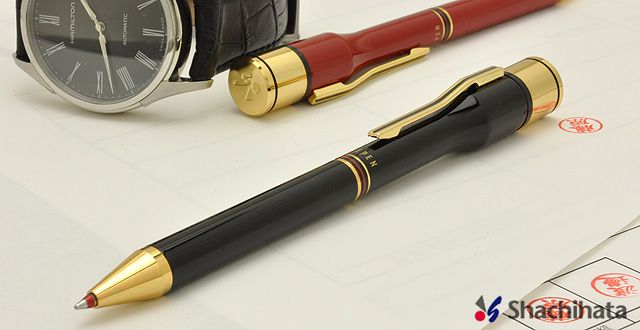 シヤチハタ ネームペン 既製 TWIN TKS-BW1 黒