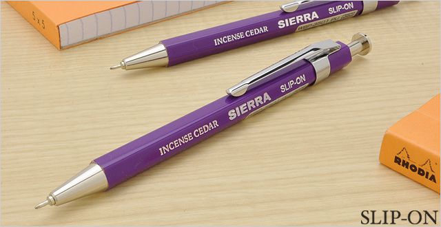 スリップオン ボールペン SIERRA 木軸ボールペンS WBP-3501PU パープル