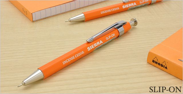 スリップオン ボールペン SIERRA 木軸ボールペンS WBP-3501OR オレンジ