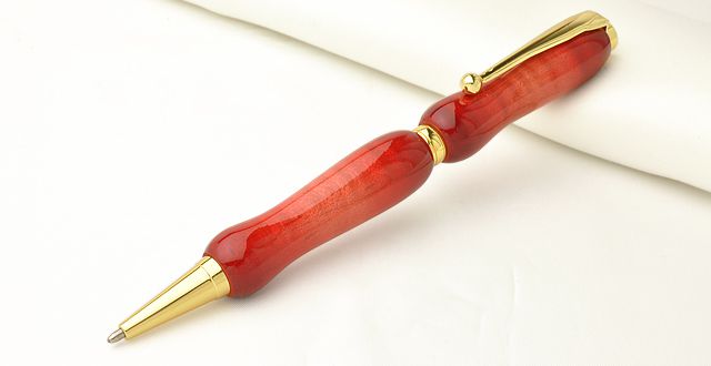 竹内靖貴 ボールペン ギタースタイルペイント