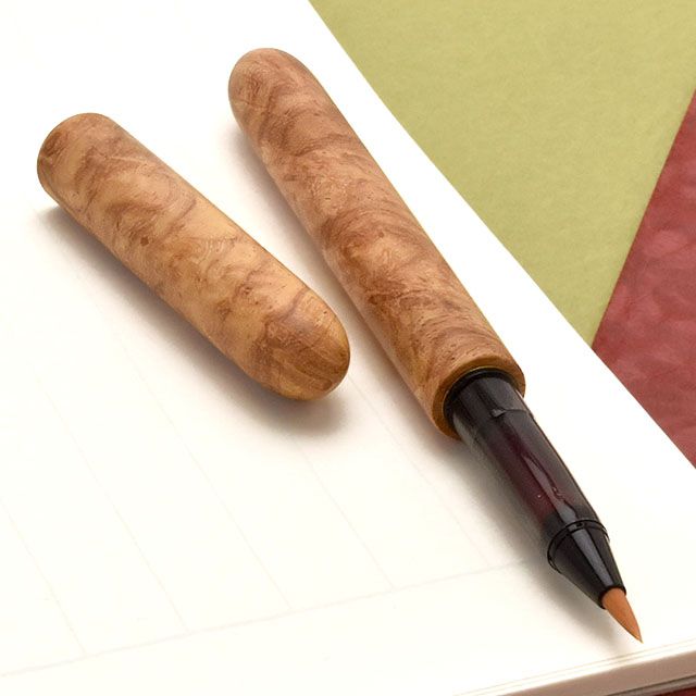 竹内靖貴 万年毛筆 WoodPen