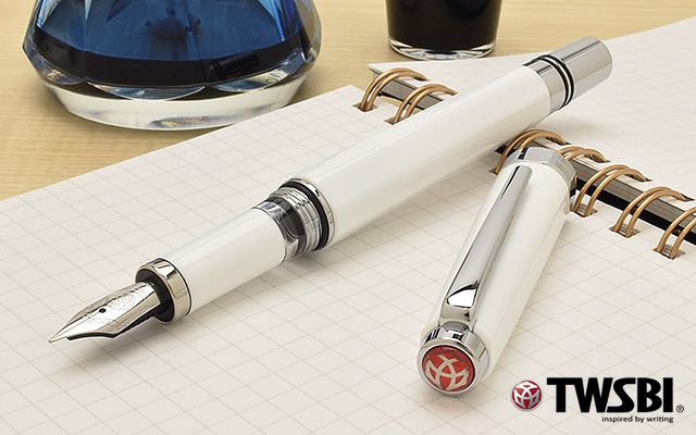 TWSBI ツイスビー 万年筆 クラシック ホワイト | 世界の筆記具ペンハウス