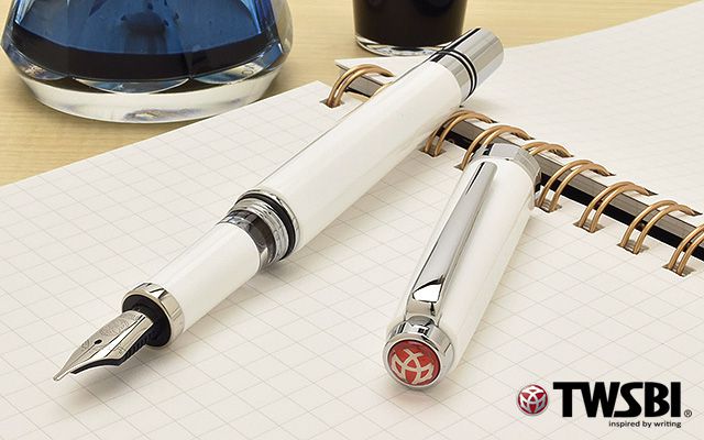 TWSBI(ツイスビー) 万年筆 クラシック ホワイト スタブ