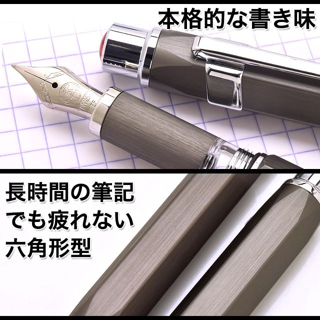 TWSBI ツイスビー 万年筆　Precision　M74462　ガンメタル