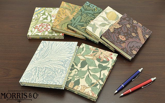ウィリアム・モリス B6サイズ 限定品 デザインノートブック 罫線