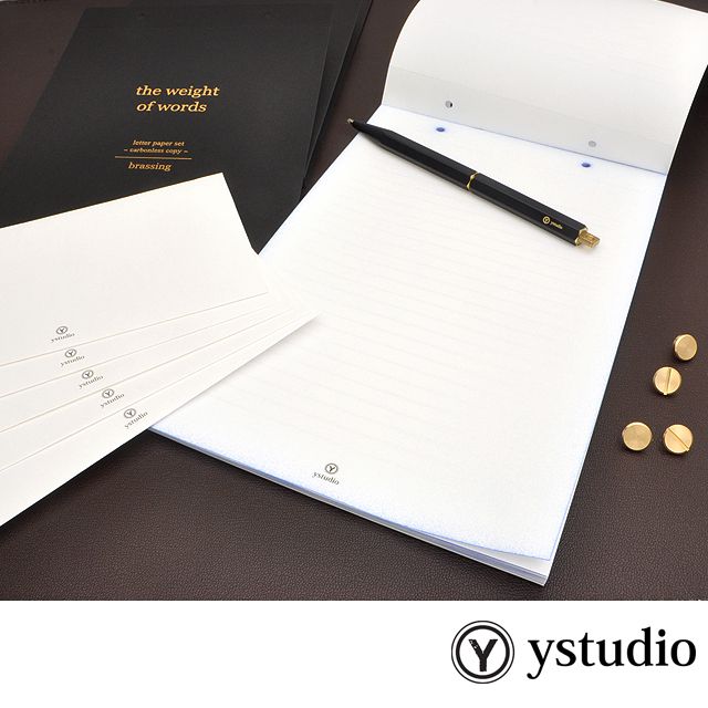 ystudio（ワイスタジオ） 　 ブラッシングシリーズ レターペーパーセット