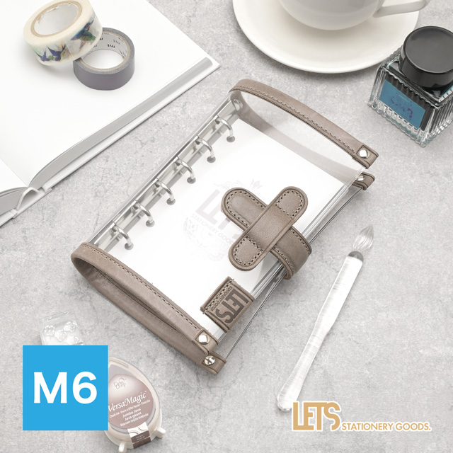 LETS STATIONERY GOODS LETSクリアシステム手帳 mini6 mostro
