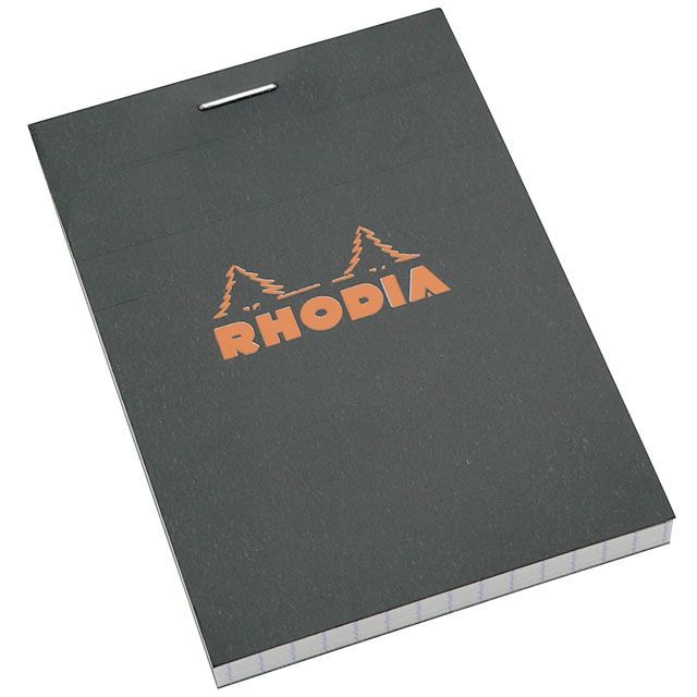 RHODIA（ロディア） ブロックロディア No.11 A7 単品 ブラック 5mm方眼 CF112009
