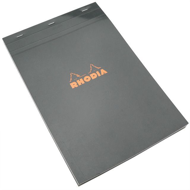 RHODIA（ロディア） 単品 ブロックロディア No.19（A4） 5mm方眼 ブラック CF192009