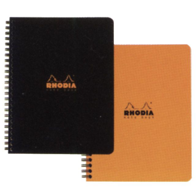 RHODIA（ロディア） 単品 クラシック ダブルリングノート（A5） オレンジ 5mm方眼 CF193428