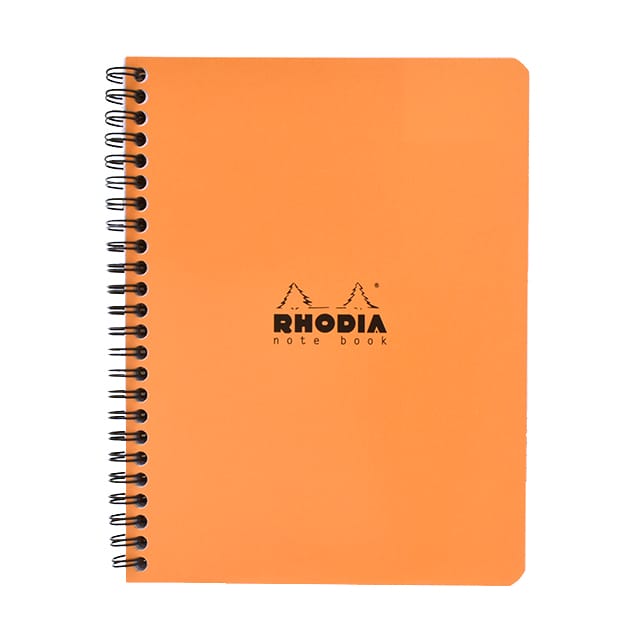 RHODIA（ロディア） クラシック ダブルリングノート A5 オレンジ 横罫 CF193468