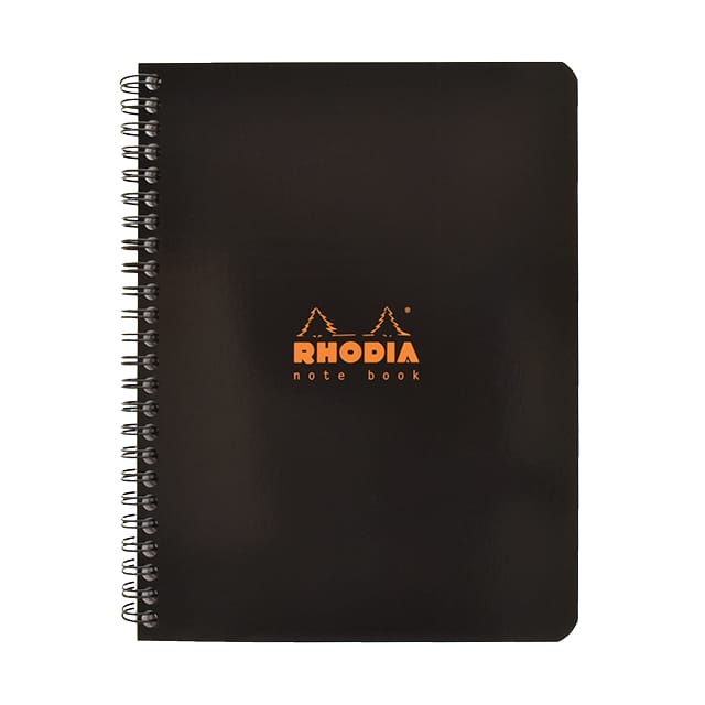 RHODIA（ロディア） クラシック ダブルリングノート A5 ブラック 横罫 CF193469