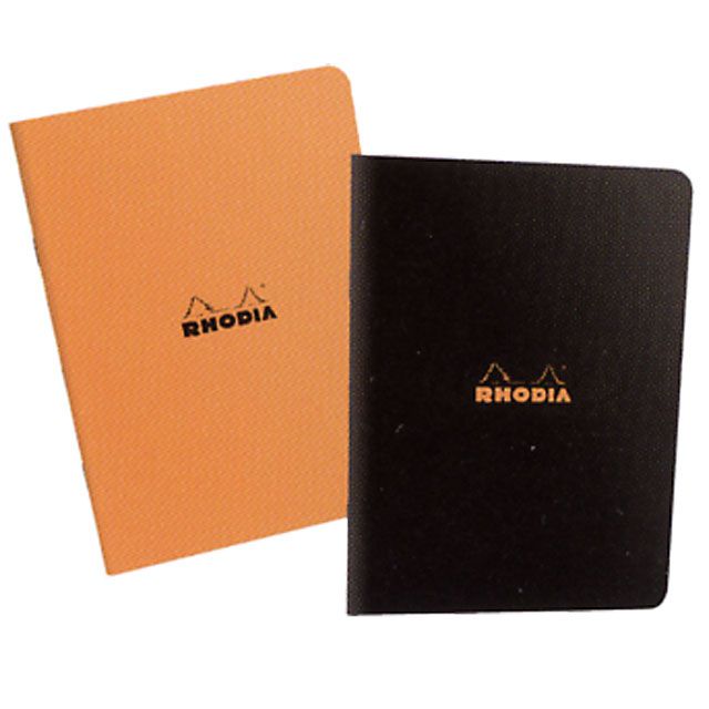 ロディア 単品 クラシック ホチキス留めノート（A4） オレンジ 横罫 CF119168