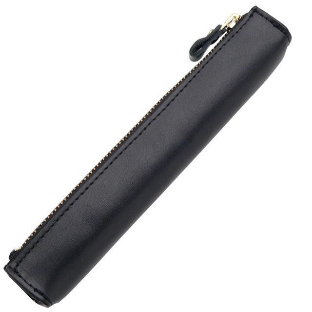 LIFE ライフ 本革 ペンケース 小 1本用 黒 SA316A | 世界の筆記具ペン 