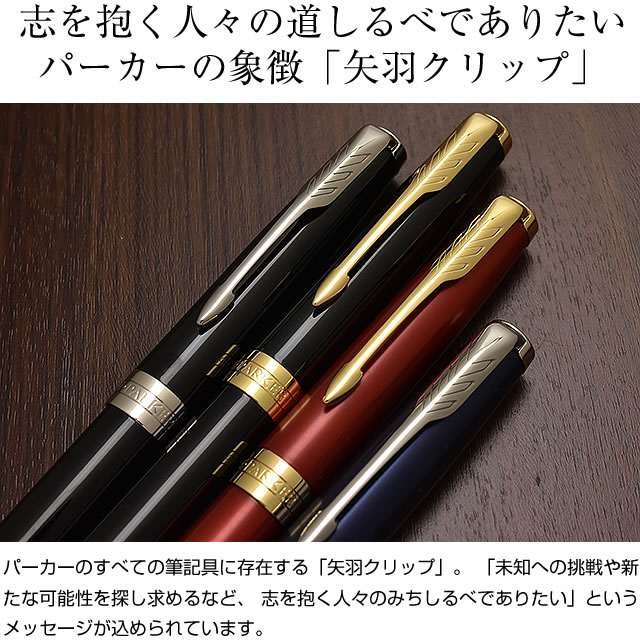 即日出荷OK】PARKER パーカー ソネット ボールペン【ラックブラックGT