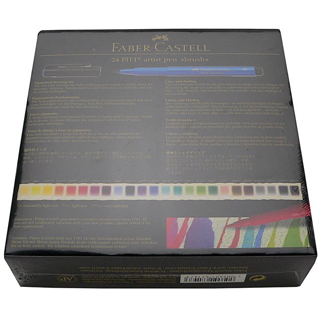 FABER-CASTELL（ファーバーカステル） ピット アーティストペン 167147 24色（スタジオBOX）