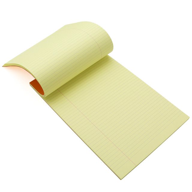 RHODIA ロディア メモノート ブロックロディア 横罫 オレンジ イエロ－ペーパー | 世界の筆記具ペンハウス