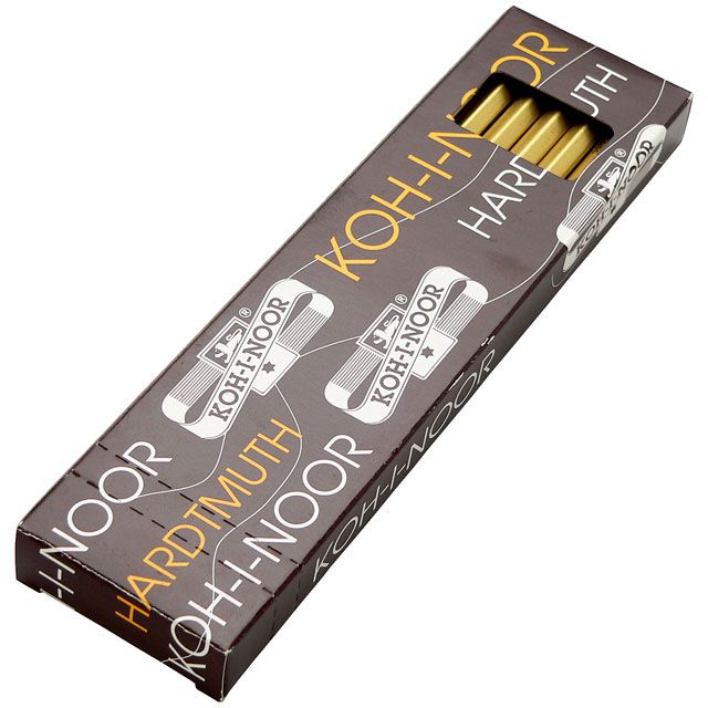 KOH-I-NOOR（コヒノール） 色鉛筆 マジックペンシル KH3400 金軸 12本セット
